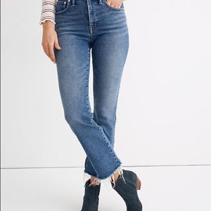 Madewell Cali Demi Boot kick flare jeans size 25